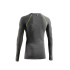Camiseta de Trail Lurbel Merino Long Sleeves Hombre Gris/Pistacho