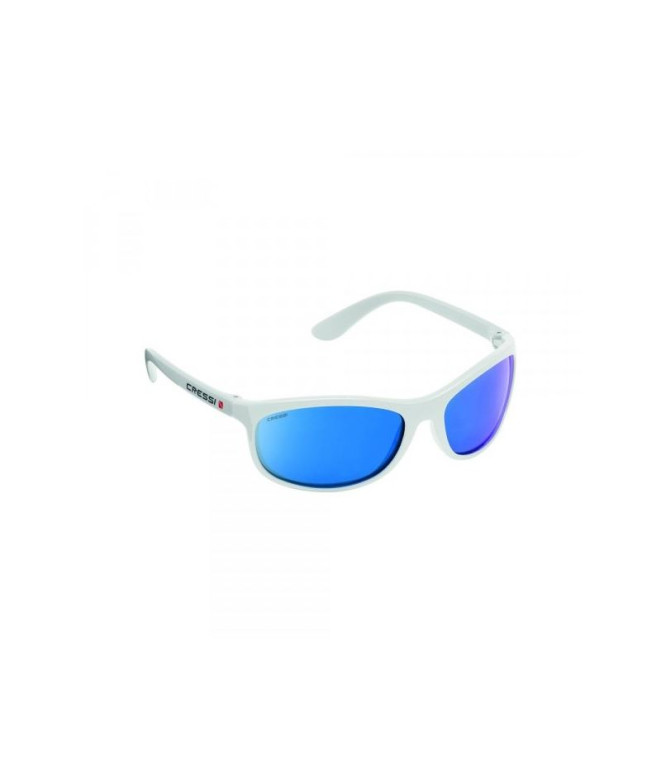 Gafa Rocker Floating Blanco-Lente Espejo Azul...