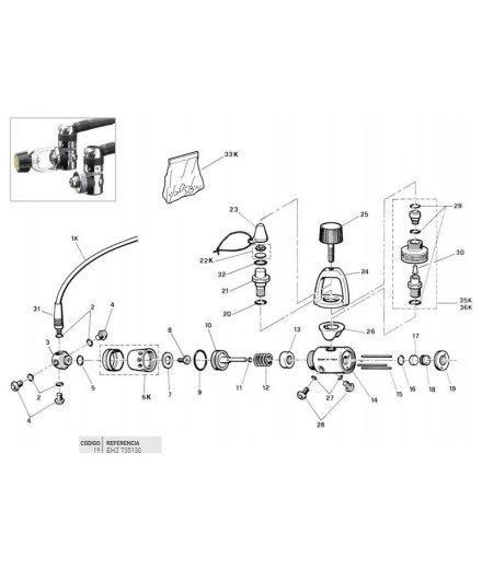 Disco Regulacion Presion Intermedia Ac9 Cressi