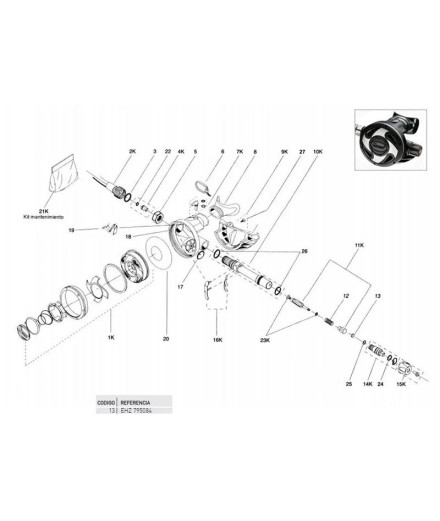 Disco Camara Compensacion Air-Tech Cressi