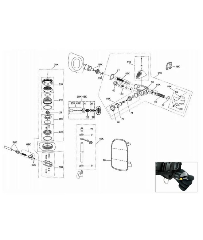 Asiento Valvula Descarga Jacke T Cressi