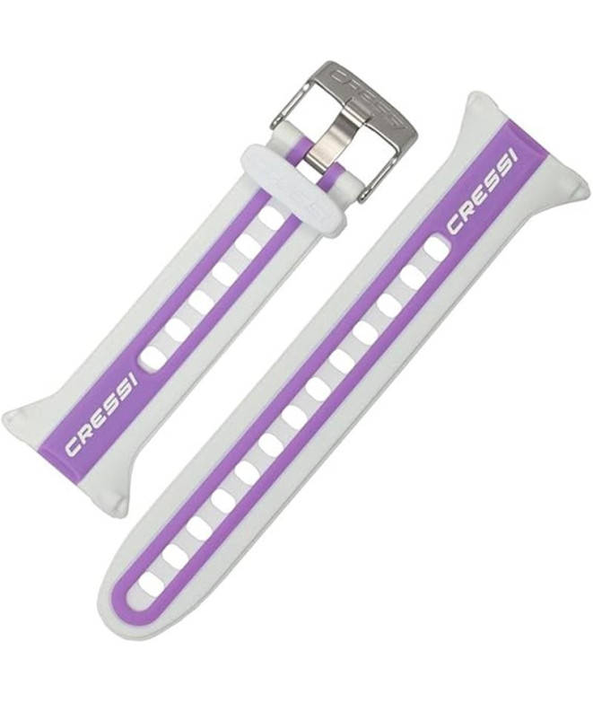 Correa Neon Blanco-Lila Cressi