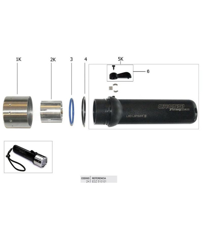 Led+Electronica Frogman Cressi