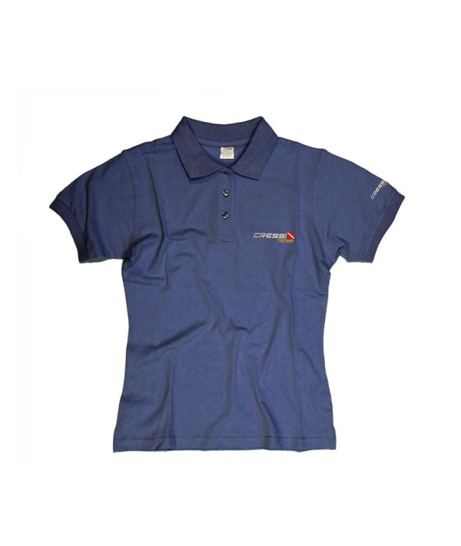Polo Cressi Team Mujer Azul Marengo