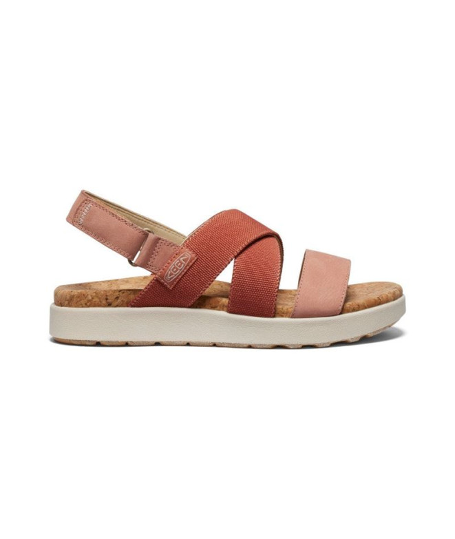 Sandalias Keen Elle Criss Cros Baked Clay/Cork...