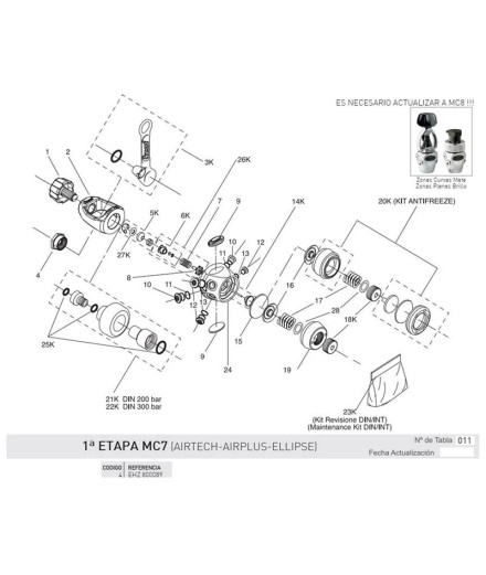 Tuerca Fijacion Estribo 1ª Etapa Mc7-Mc8 Cressi