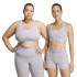 Sujetador Deportivo de Fitness adidas Techfit Medium Support Mujer Gris