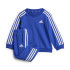 Conjunto adidas Essentials 3 Bandas Jogger Set Infantil Azul