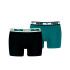 Calzoncillos Puma Dual Logo 2P sea green Hombre