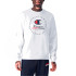 Sudadera Champion Crewneck Sweatshirt Hombre Blanco