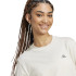 Camiseta adidas Essentials Small Logo Mujer Beige