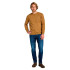 Sudadera Lee Plain Crew Hombre Marrón
