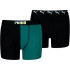 Calzoncillos Puma Colour Block Infantil Negro/ Verde Pack