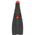 Aleta de Buceo Cressi Free Frog Unisex Negro-rojo