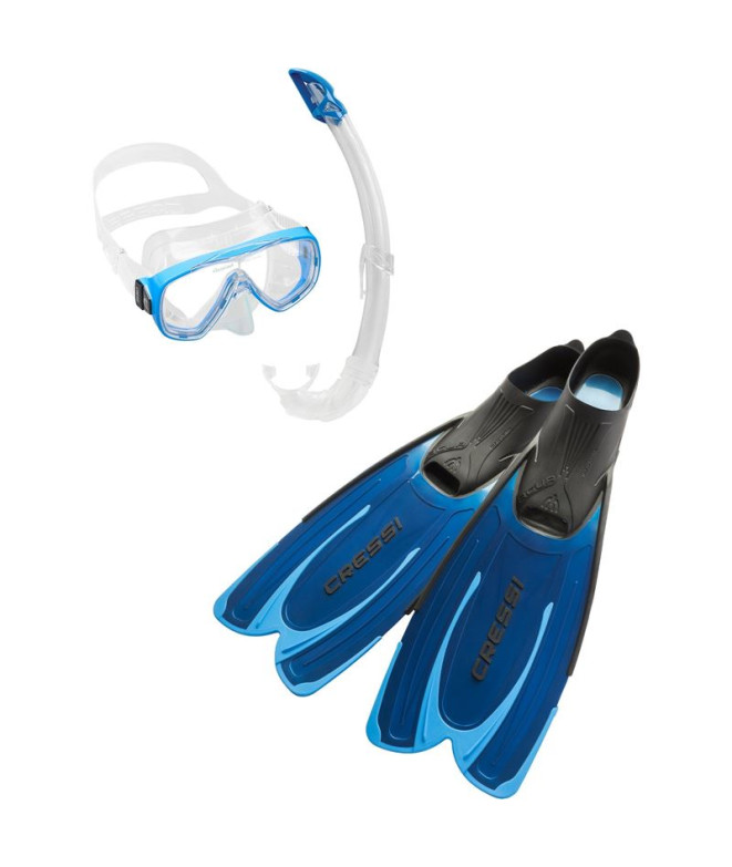 Kit de Buceo Cressi Agua Azul