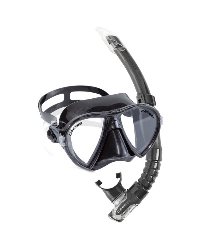 Kit de Buceo Cressi Ocean Vip Negro