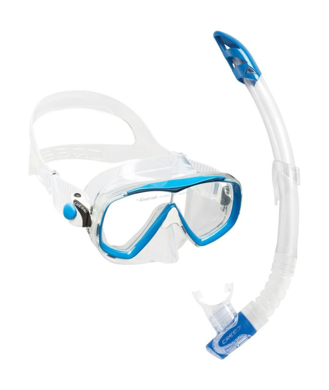 Kit de Buceo Cressi Estrella Vip Transparente Azul