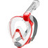 Máscara Facial de Buceo Cressi Duke Unisex Transparente Rojo