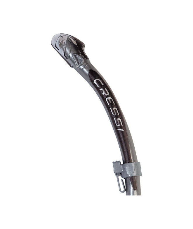 Tubo Cressi CorfuPlata-negro