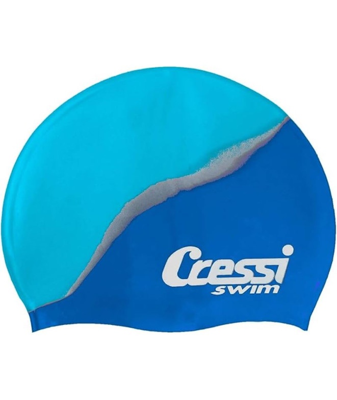 Gorro de natación Cressi Silicona Infantil Azul...