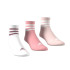 Calcetines adidas 3 Bandas Cushioned Sportswear Mid Cut 3 Pair Infantil Blanco