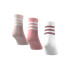 Calcetines adidas 3 Bandas Cushioned Sportswear Mid Cut 3 Pair Infantil Blanco