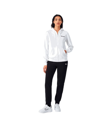 Sudadera Champion Full Zip Sweatshirt Hombre Blanco