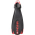 Aleta de Buceo Cressi Maui Unisex Negro-Rojo