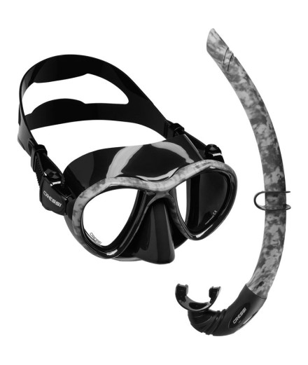Kit de Buceo Cressi Metis Camuflaje Dark Negro