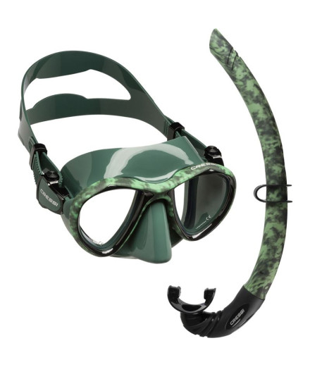Kit de Buceo Cressi MetisCamuflaje Dark Verde