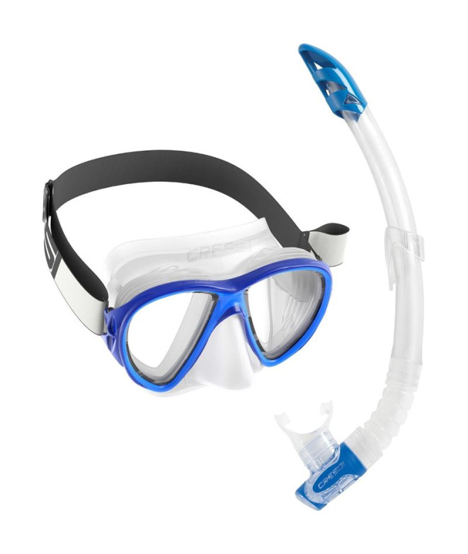 Kit de Buceo Cressi Fiji Tx  Transparente-Azul