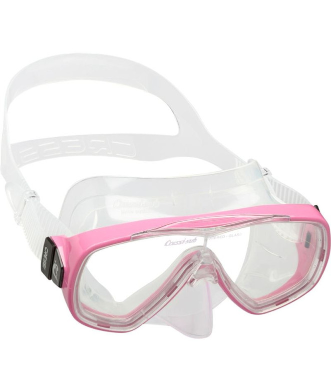 Máscara Facial de Buceo Cressi Onda Unisex Rosa