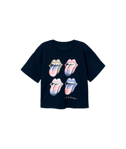 Camiseta Name it fnarina Rollingstones Unv Dark Sapphire...
