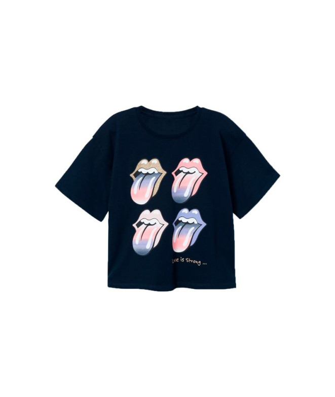 Camiseta Name it fnarina Rollingstones Unv Dark...