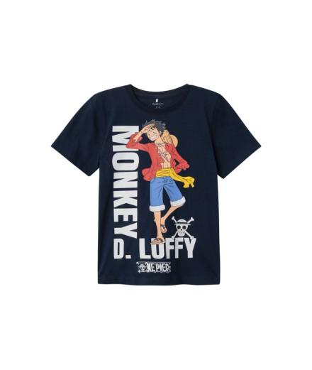 Camiseta Name it mnate OnepieceBox e Dark Sapphire Infantil