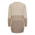 Sudadera Only queen Long Cardigan Sand Mujer
