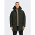 Chaqueta Only & Sons carl Life Long Quilted Coat Peat Hombre