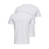 Camiseta Only & Sons basic Slim 2-Pack White Hombre
