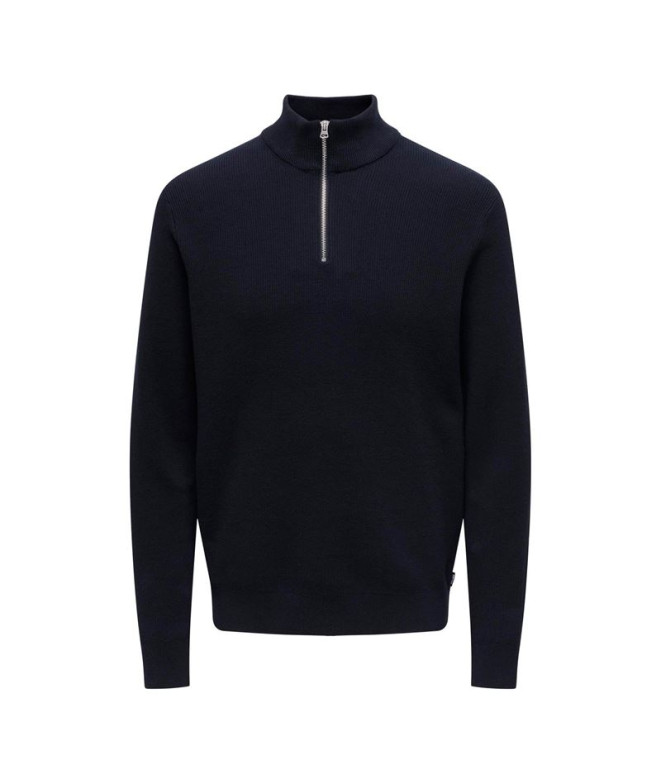 Sudadera Only & Sons phil Reg 12 Struc Half Zip...