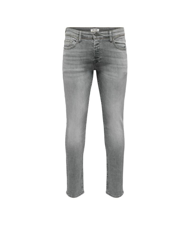 Pantalones Only & Sons loom Slim Grey 3227 Dcc...