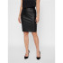 Falda Vero Moda buttersia Hw Coated Black Mujer