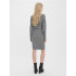 Vestido Vero Moda hollyrem V-Neck Medium Grey Melange Mujer