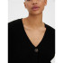 Sudadera Vero Moda lea V-Neck Cuff Cardin Black Mujer