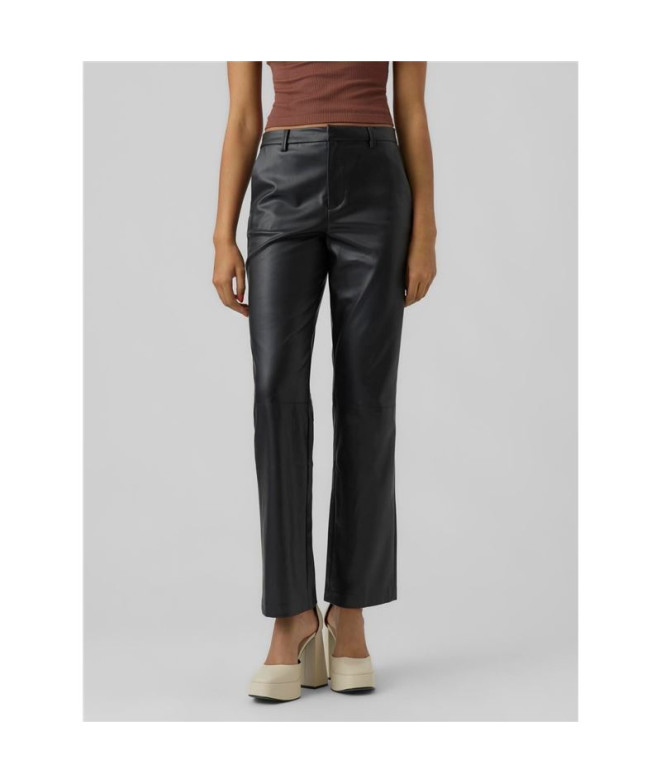 Pantalones Vero Moda olympiazamira Mwtraight Pl...