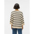 Sudadera Vero Moda saba 3/4 V-Ncktripe Birch Mujer
