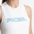 Camiseta Picsil Tank Premium 241 Mujer Blanco
