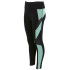 Pantaloneses Joluvi Motion Mujer Negro Verde