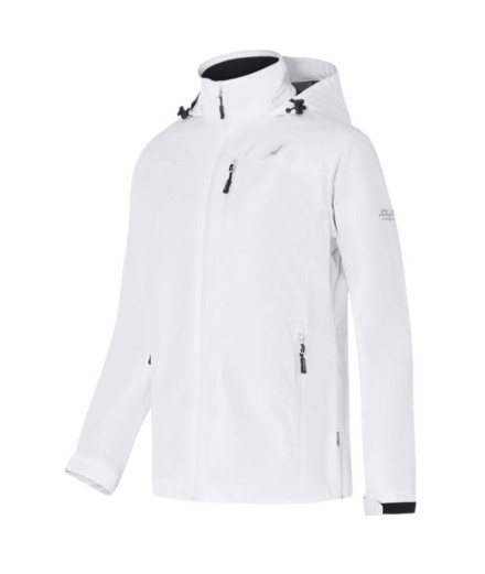Anorack Joluvi Fiord 3L Mujer Blanco/Negro