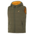 Chaleco Joluvi Shure Rever Infantil Verde Oliva /Mostaza