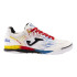 Zapatillas de Fútbol Sala Joma Top Flex Rebound 2476 Blanco Rojo Indoor